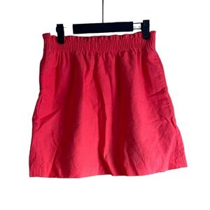 J CREW SIDEWALK LINEN SKIRT